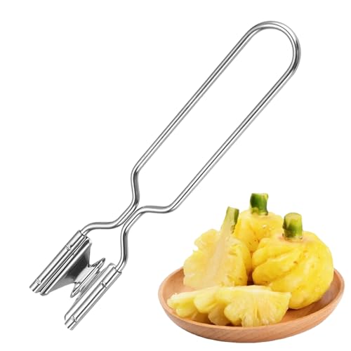 usefulbeauty Ananasschäler – Ananas-Entkerner aus Edelstahl für Küche – ergonomischer Griff zum Entsaften von Früchten für Picknick, Garten, BBQ, Camping von usefulbeauty