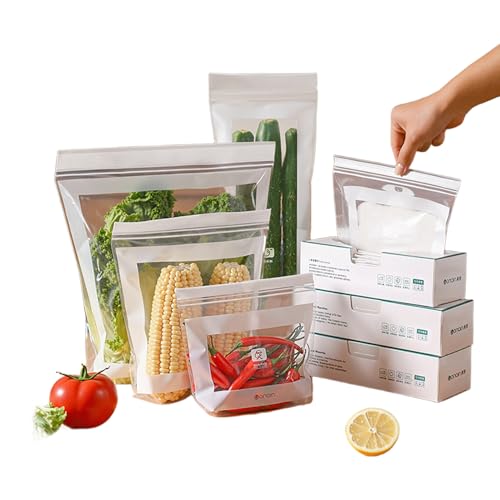 usefulbeauty Aufbewahrungsbeutel für Lebensmittel, 85 x Sandwichbeutel zur Aufbewahrung von Lebensmitteln im Gefrierschrank, mikrowellenfest, für Obst, Fleisch, Mahlzeiten, Snacks, Zubereitung von usefulbeauty Aufbewahrungsbeutel für Lebensmittel, 85 x Sandwichbeutel zur Aufbewahrung von Lebensmitteln im Gefrierschrank, mikrowellenfest, für Obst, Fleisch, Mahlzeiten, Snacks, Zubereitung von von usefulbeauty