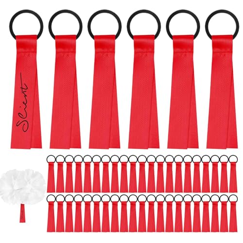 usefulbeauty Cheer Pom Etiketten, Equipment Tags, Pom Halter für Cheerleading, Namensband Cheerleading, weicher Cheerleading Name auf Blanko Bandetiketten mit Band für von usefulbeauty