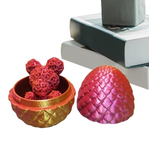 usefulbeauty Drachenei, Drachenei, Bärenspielzeug, Tiere, bedruckt – -Ostereier, Büro-Spielzeug, Tischdekoration für das Armaturenbrett des Autos usefulbeauty Drachenei, Drachenei, Bärenspielzeug, Tiere, bedruckt – -Ostereier, Büro-Spielzeug, Tischdekoration für das Armaturenbrett des Autos von usefulbeauty