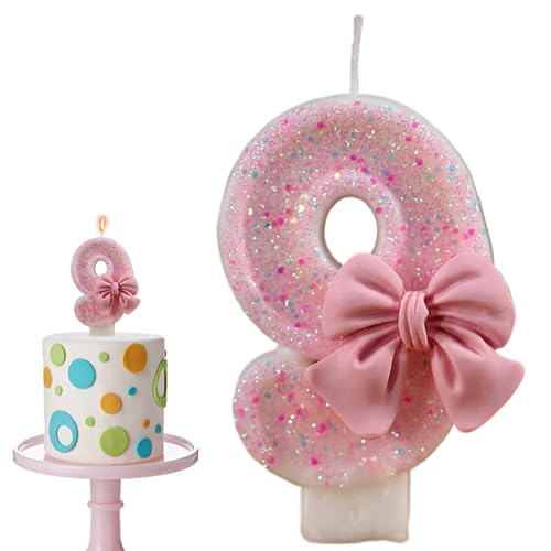 usefulbeauty Geburtstagskerzen, Geburtstagskerzen für Kuchen – Glitzernde Kuchen-Kerzen mit Schleifen-Dekorationen, Feier-Zubehör usefulbeauty Geburtstagskerzen, Geburtstagskerzen für Kuchen – Glitzernde Kuchen-Kerzen mit Schleifen-Dekorationen, Feier-Zubehör von usefulbeauty