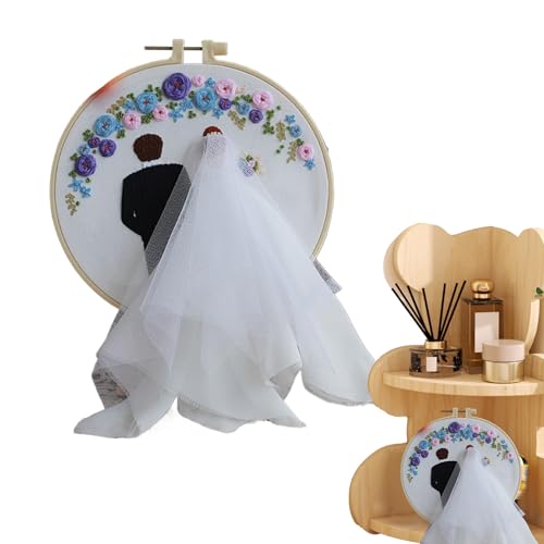 usefulbeauty Hochzeitsstickerei Stickerei Kits Anfänger Hochzeit Punsch Nadel Set Liebhaber Hochzeit Stickerei Kit mit Reifen Nadeln und Anleitung für Anfänger usefulbeauty Hochzeitsstickerei Stickerei Kits Anfänger Hochzeit Punsch Nadel Set Liebhaber Hochzeit Stickerei Kit mit Reifen Nadeln und Anleitung für Anfänger von usefulbeauty
