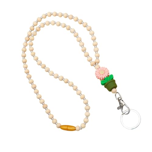 usefulbeauty Holzperlen-Lanyards für Frauen, Perlen-Lanyards für Ausweise, Lehrer-Leine für Schlüssel, niedliches Schlüsselband für Modelehrer für Abzeichen usefulbeauty Holzperlen-Lanyards für Frauen, Perlen-Lanyards für Ausweise, Lehrer-Leine für Schlüssel, niedliches Schlüsselband für Modelehrer für Abzeichen von usefulbeauty