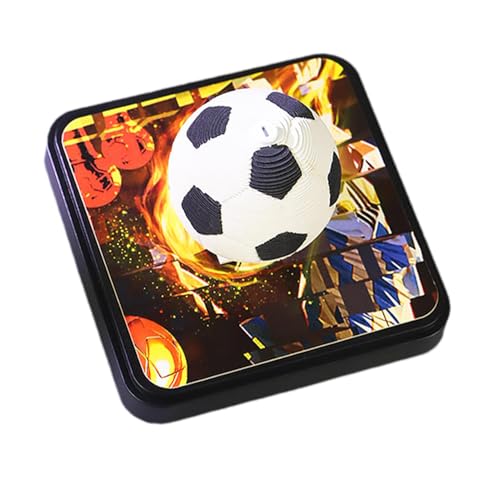 usefulbeauty Kalender 2025 Notizblock Kalender | Kreativer Schreibtischkalender Kalender Dekor - Papierskulptur Basketball Statue Fußball für die usefulbeauty Kalender 2025 Notizblock Kalender | Kreativer Schreibtischkalender Kalender Dekor - Papierskulptur Basketball Statue Fußball für die von usefulbeauty