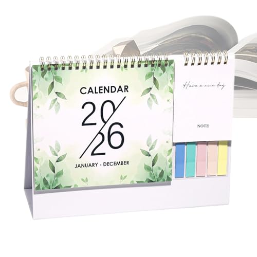 usefulbeauty Kalender 2026 – Kalender Block Büro Januar bis Dezember 2026 | 12 Monate dickes Papier Notizblock To-Do-Liste Zubehör Büro Haus Planung von usefulbeauty
