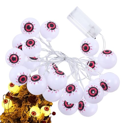 usefulbeauty Lichterkette mit Augeneffekt, Halloween-Lichterkette für den Innenbereich | wasserdicht, für den Außenbereich, für saisonale Partys, Dekoration, Fenster, Garten, Zaun usefulbeauty Lichterkette mit Augeneffekt, Halloween-Lichterkette für den Innenbereich | wasserdicht, für den Außenbereich, für saisonale Partys, Dekoration, Fenster, Garten, Zaun von usefulbeauty