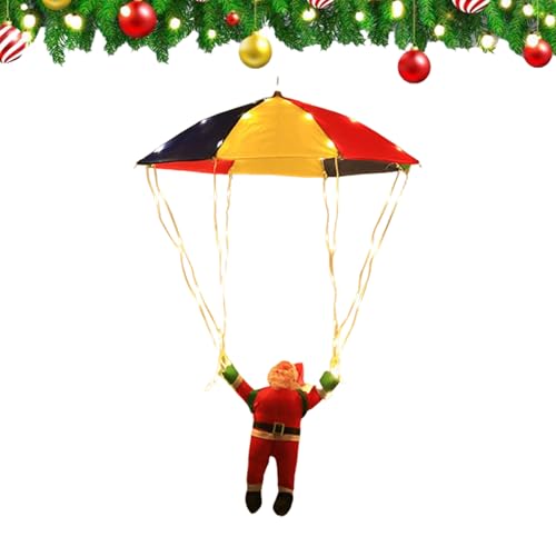 usefulbeauty Lichterketten für Weihnachten | Dekorative Lichterkette Weihnachtsmann, Fallschirm, Stimmungsbeleuchtung, wasserdicht, 8 Modi, für Baum, Party, Garten, Terrasse, Fenster, Balkon, Veranda usefulbeauty Lichterketten für Weihnachten | Dekorative Lichterkette Weihnachtsmann, Fallschirm, Stimmungsbeleuchtung, wasserdicht, 8 Modi, für Baum, Party, Garten, Terrasse, Fenster, Balkon, Veranda von usefulbeauty
