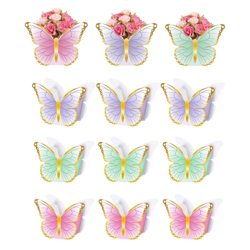 usefulbeauty Schmetterlings-Motto-Partydekorationen – Schmetterlings-Tischaufsätze – 12 Stück Schmetterlings-Tischdekoration – Schmetterlingsdekorationen für Babypartys usefulbeauty Schmetterlings-Motto-Partydekorationen – Schmetterlings-Tischaufsätze – 12 Stück Schmetterlings-Tischdekoration – Schmetterlingsdekorationen für Babypartys von usefulbeauty