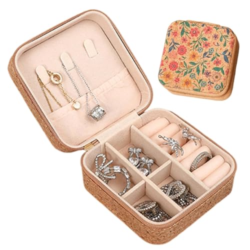 usefulbeauty Schmuckaufbewahrungsbox, Reise-Schmuckkästchen, tragbare Retro-Aufbewahrungsbox, Reise-Schmuckschatulle, Schmuck-Organizer aus Stoff, kreatives Reisezubehör für usefulbeauty Schmuckaufbewahrungsbox, Reise-Schmuckkästchen, tragbare Retro-Aufbewahrungsbox, Reise-Schmuckschatulle, Schmuck-Organizer aus Stoff, kreatives Reisezubehör für von usefulbeauty
