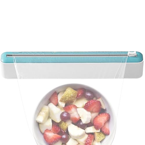 usefulbeauty Spender für Stretchfolie mit Schneider – Aufbewahrungsspender für Aluminiumpapier, Küchenanleitung mit Schnellschnitt für Stretchfolie, Alufolie usefulbeauty Spender für Stretchfolie mit Schneider – Aufbewahrungsspender für Aluminiumpapier, Küchenanleitung mit Schnellschnitt für Stretchfolie, Alufolie von usefulbeauty