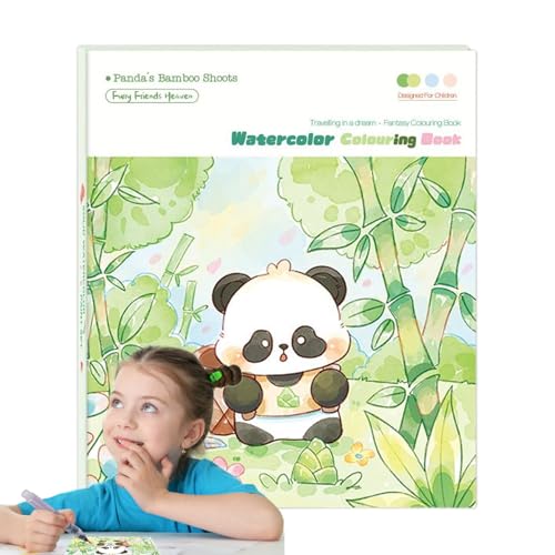usefulbeauty Travel Book Watercolor, Wassermalbuch, Lesezeichenmalset, multifunktionales Aquarellbuch-Set für den Kindergarten zu Hause usefulbeauty Travel Book Watercolor, Wassermalbuch, Lesezeichenmalset, multifunktionales Aquarellbuch-Set für den Kindergarten zu Hause von usefulbeauty