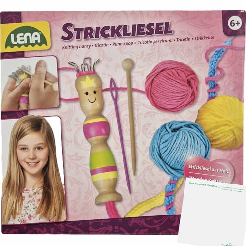usy Bundle für Lena Strickliesel aus Holz - Der Einstieg ins Stricken ab 6 Block von usy