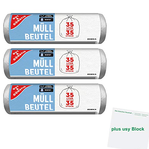 usy G&G Müllbeutel 35L 35er 3er Block usy G&G Müllbeutel 35L 35er 3er Block von usy