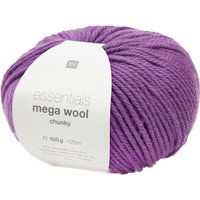 Rico Design Essentials Mega Wool Chunky - Lila von Violett