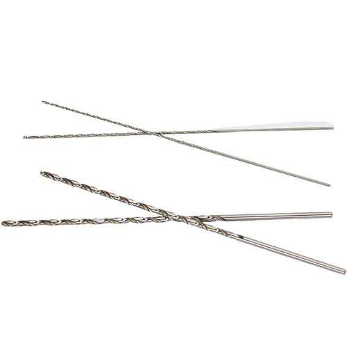 1/2/3/5 Stück 3 mm 3,1 mm 3,2 mm 3,3 mm 3,4 mm Außendurchmesser 106/110/120/160/200/250/300 mm Extra langer HSS-Spiralbohrer for Metall und Holz(4Pcs 3.4x112mm) von uvmgmync