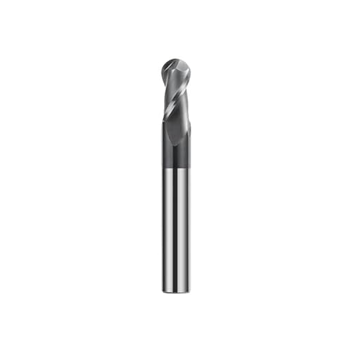 1/5 stücke Chowmaster HRC70 Kugelkopffräser aus Wolframstahl, 2-Flöten-Kugelkopffräser aus Hartmetall, speziell for Edelstahl, CNC-R-Fräser(5PCS,R1.75x7x4Dx50L) von uvmgmync