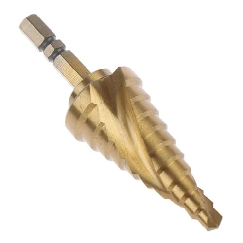 1 Stück 6–25 mm Bohrer, Holzzubehör, Kegelbohrer, Stufenbohrer, Metallbohren, kein Grat, Stufenkegel, titanbeschichteter Lochschneider 1 Stück 6–25 mm Bohrer, Holzzubehör, Kegelbohrer, Stufenbohrer, Metallbohren, kein Grat, Stufenkegel, titanbeschichteter Lochschneider von uvmgmync