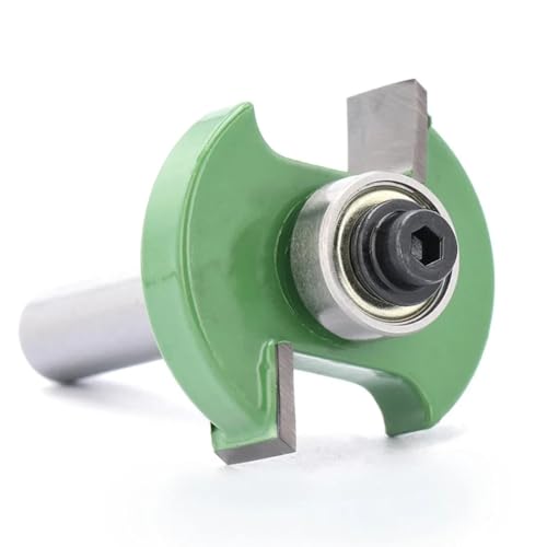 1 stück 8mm Schaft T-Slot Router Bit Mit Lager Hartmetall Fräser for Holz Bit Planfräser Holzbearbeitungswerkzeuge 5-16mm(6.35mm) von uvmgmync