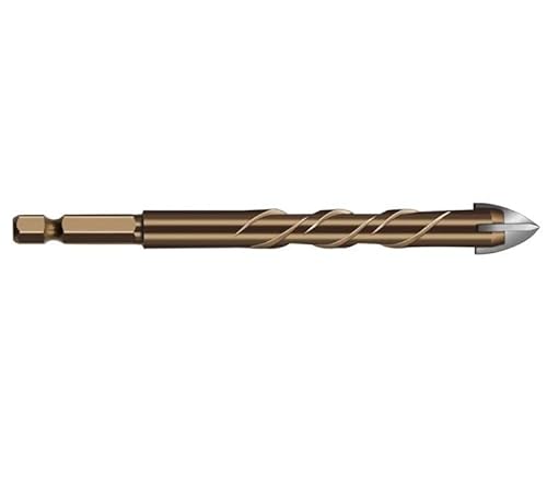 2/5/6/7 stücke Kreuz Hex Fliesen Bohrer Bits Set Harte Legierung Dreieck Stein Glas Keramik Beton Bohrer Loch Opener for Wand Universal Werkzeug(6-8mm) von uvmgmync
