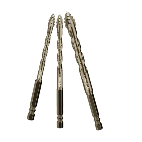 3-teiliges Exzenterbohrer-Set for verbesserte Effizienz beim Bohren durch Glas, Fliesen, Beton, Zement und mehr 3-teiliges Exzenterbohrer-Set for verbesserte Effizienz beim Bohren durch Glas, Fliesen, Beton, Zement und mehr von uvmgmync