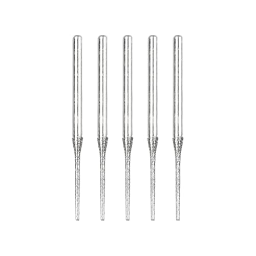 5 stücke 0,8/1/1,2/1,5/1,8/2/2,5mm Diamant Beschichtete Bohrer Bits mit 2,35mm Schaft Glas Jade Bernstein Schmuck Glas Diamant Bohrer(5PCS 1.8mm) von uvmgmync