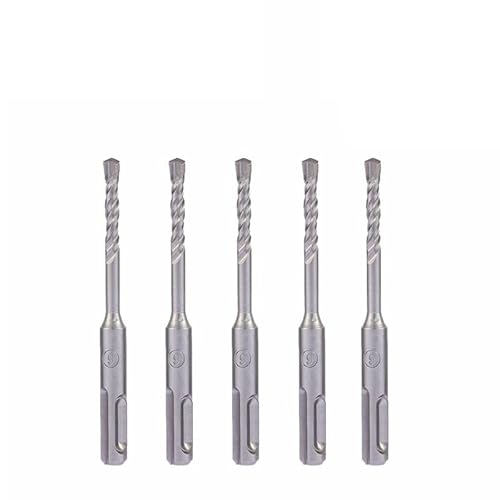 5-teiliges 4-mm-5-mm-6-mm-Elektrohammer-SDS-Plus-Bohrer-Set, 110 mm, for Betonwände, Ziegelsteine, Mauerwerk, Lochsägen, Bohren, 016(6.5x110mm 5pcs) von uvmgmync