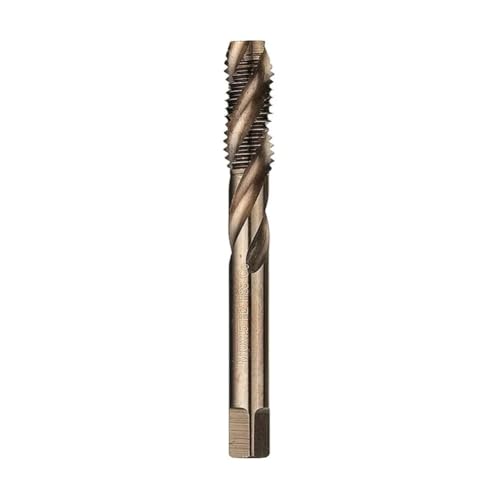 6/1 Stück HSS 5% Kobalt Maschinen-Spiralnuten-Gewindebohrer, metrische Gewindebohrer, M10 Rechtsgewinde, Spiralnuten, Reparaturwerkzeug, Zubehör(6PCS) von uvmgmync