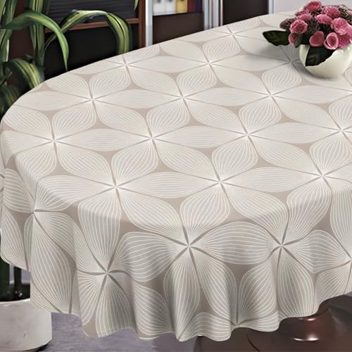 uwdfnwuif Rustikale Tischdecke, oval, geometrisch, 137,2 x 182,9 cm, wasserdicht, waschbar, Stoff für drinnen und draußen, Haus, Küche, Abendessen uwdfnwuif Rustikale Tischdecke, oval, geometrisch, 137,2 x 182,9 cm, wasserdicht, waschbar, Stoff für drinnen und draußen, Haus, Küche, Abendessen von uwdfnwuif