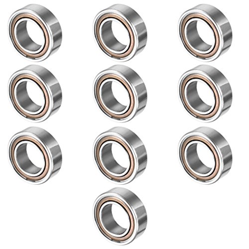 sourcing map 10 Stück MR95ZZ 5mmx9mmx3mm Doppelt Geschirmt Miniatur Tief Rillenkugellager Kugellager Rollenlager Skateboard Bearings Skateboard Kugellager Mini Kugellager Bearings von uxcell
