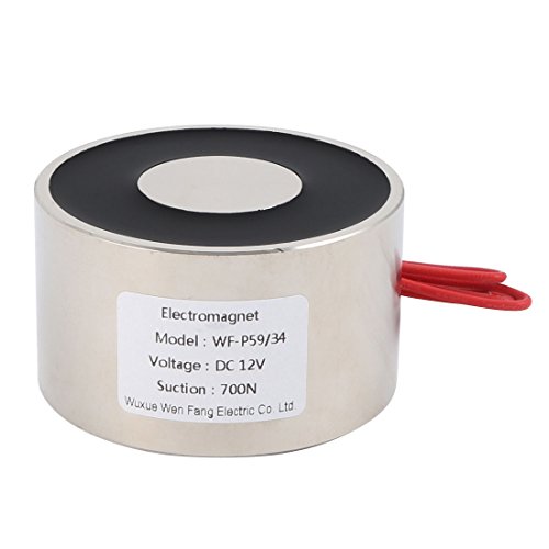 sourcing map 12V DC 700N 1.07LB/487g Elektrischer Hebemagnet Elektromagnet Solenoid Lift Hold von uxcell