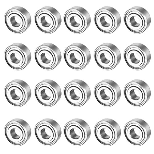 sourcing map 20 Stück MR105ZZ 5mmx10mmx4mm Doppelt Geschirmt Miniatur Tief Rillenkugellager Kugellager Rollenlager Skateboard Bearings Skateboard Kugellager Mini Kugellager Bearings sourcing map 20 Stück MR105ZZ 5mmx10mmx4mm Doppelt Geschirmt Miniatur Tief Rillenkugellager Kugellager Rollenlager Skateboard Bearings Skateboard Kugellager Mini Kugellager Bearings von uxcell