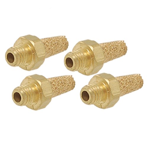 sourcing map 4 Stück M5 Exhaust Geräusch Sintered Messing Pneumatische Schalldämpfer de DE de sourcing map 4 Stück M5 Exhaust Geräusch Sintered Messing Pneumatische Schalldämpfer de DE de von uxcell