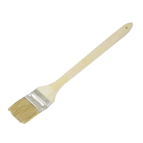 sourcing map Metall Hülse Heizkörper Pinsel, 5 cm breit Holz Griff de von uxcell