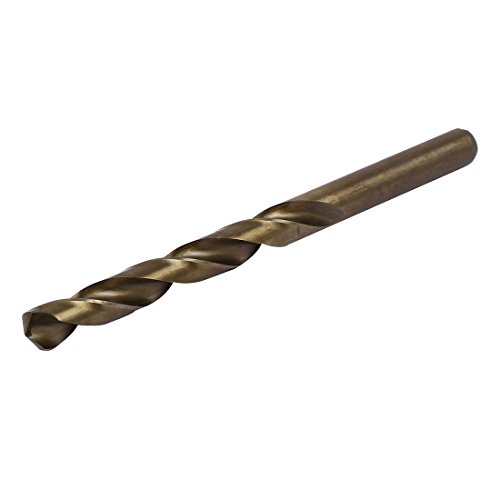 sourcing map Spiralbohrer 10,2mm HSS Kobalt Metallbohrer Gerader Schaft Spirale Werkzeug von uxcell