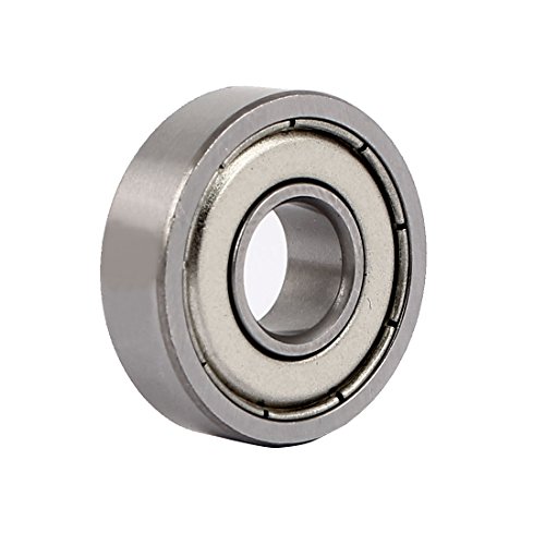 sourcing map ZZ609 Abgeschirmte tiefe Rillenflansch Kugellager 24mm 9mm Bohrungsdurchmesser DE de von uxcell