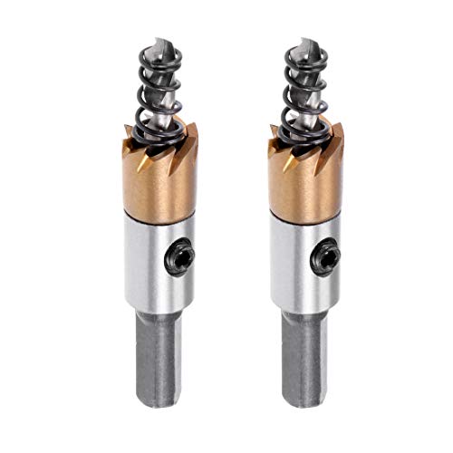 Sourcingmap HSS-Bohrer, Lochsäge, 13 mm, Edelstahl, Hochgeschwindigkeitsstahl, Metalllegierung, 2 Stück Sourcingmap HSS-Bohrer, Lochsäge, 13 mm, Edelstahl, Hochgeschwindigkeitsstahl, Metalllegierung, 2 Stück von uxcell