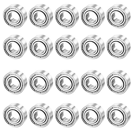 sourcingmap 20 Stück 686ZZ 6mmx13mmx5mm Doppelt Geschirmt Miniatur Tief Rillenkugellager Kugellager Rollenlager Skateboard Bearings Skateboard Kugellager Mini Kugellager Bearings von uxcell