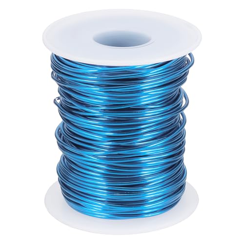 uxcell 1,5 mm eloxierter Aluminiumdraht für Schmuckherstellung, biegsamer, flexibler Draht für Heimwerker, Heimdekoration, Garten-Skulptur, Blau uxcell 1,5 mm eloxierter Aluminiumdraht für Schmuckherstellung, biegsamer, flexibler Draht für Heimwerker, Heimdekoration, Garten-Skulptur, Blau von uxcell