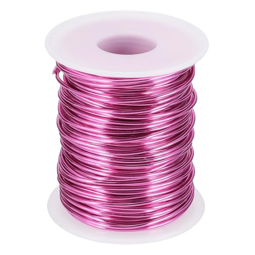 uxcell 1,5 mm eloxierter Aluminiumdraht für Schmuckherstellung, biegsamer, flexibler Draht für Heimwerker, Heimdekoration, Garten-Skulptur, Dunkelrosa uxcell 1,5 mm eloxierter Aluminiumdraht für Schmuckherstellung, biegsamer, flexibler Draht für Heimwerker, Heimdekoration, Garten-Skulptur, Dunkelrosa von uxcell