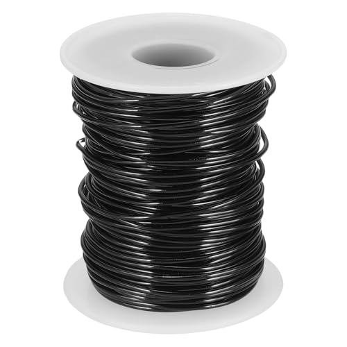 uxcell 1,5 mm eloxierter Aluminiumdraht für Schmuckherstellung, biegsamer, flexibler Draht für Heimwerker, Heimdekoration, Garten-Skulptur, Schwarz uxcell 1,5 mm eloxierter Aluminiumdraht für Schmuckherstellung, biegsamer, flexibler Draht für Heimwerker, Heimdekoration, Garten-Skulptur, Schwarz von uxcell