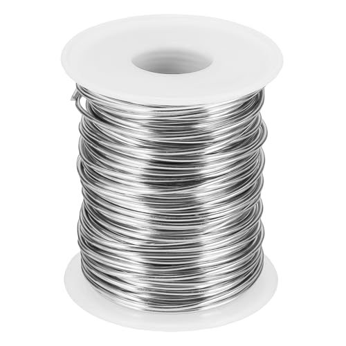 uxcell 1,5 mm eloxierter Aluminiumdraht für Schmuckherstellung, biegsamer, flexibler Draht für Heimwerker, Heimdekoration, Gartenarbeit, Skulptur, Silber uxcell 1,5 mm eloxierter Aluminiumdraht für Schmuckherstellung, biegsamer, flexibler Draht für Heimwerker, Heimdekoration, Gartenarbeit, Skulptur, Silber von uxcell