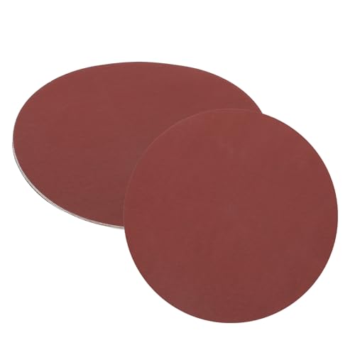 uxcell 10 x 25,4 cm Schleifscheiben, Körnung 1500, Aluminiumoxid, Klett-Rückseite, Schleifpapier, runde Nass-/Trockenschleifpapiere, Sand, Autolack, Holz, Metall von uxcell