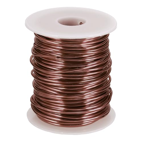 uxcell 12 Gauge / 2 mm eloxierter Aluminiumdraht für Schmuckherstellung, 30 m, biegbarer, flexibler Draht für Heimwerker, Heimdekoration, Gartenarbeit, Skulptur, Bronze uxcell 12 Gauge / 2 mm eloxierter Aluminiumdraht für Schmuckherstellung, 30 m, biegbarer, flexibler Draht für Heimwerker, Heimdekoration, Gartenarbeit, Skulptur, Bronze von uxcell