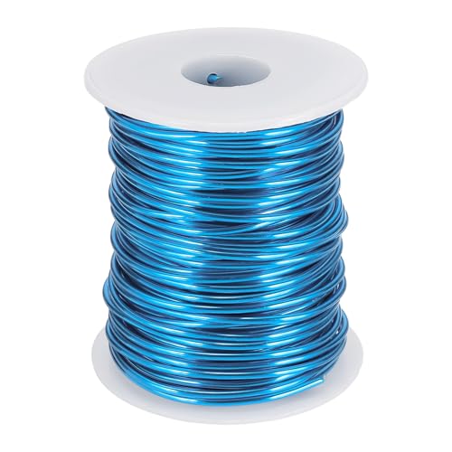 uxcell 12 Gauge / 2 mm eloxierter Aluminiumdraht für Schmuckherstellung, 30 m biegbarer, flexibler Draht für Heimwerker, Heimdekoration, Garten-Skulptur, Blau uxcell 12 Gauge / 2 mm eloxierter Aluminiumdraht für Schmuckherstellung, 30 m biegbarer, flexibler Draht für Heimwerker, Heimdekoration, Garten-Skulptur, Blau von uxcell