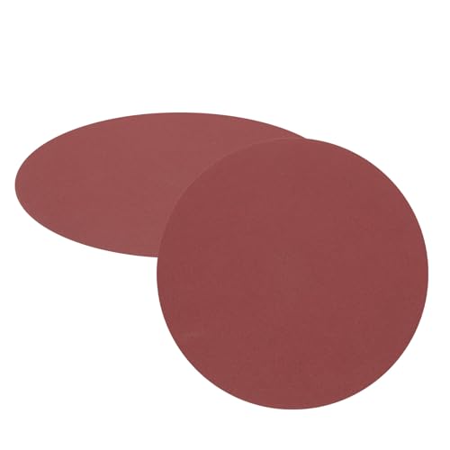 uxcell 2 x 25,4 cm Schleifscheiben, Körnung 180, Aluminiumoxid, Klett-Rückseite, Schleifpapier, runde Nass-/Trockenschleifpapier, Sand, Autolack, Holz, Metall von uxcell