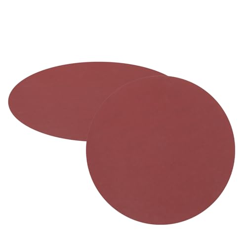 uxcell 2 x 25,4 cm Schleifscheiben, Körnung 800, Aluminiumoxid, Klett-Rückseite, Schleifpapier, runde Nass-/Trockenschleifpapier, Sand, Autolack, Holz, Metall von uxcell
