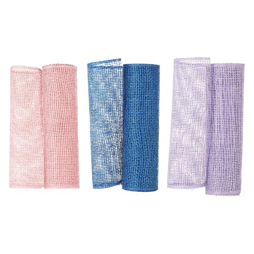 uxcell 3 Stück dekoratives Netzband, 25,4 cm x 4,5 m Netzband, Rolle, Metallic, für Weihnachtsbaumkranz, Dekoration, Rosa/Blau/Lila uxcell 3 Stück dekoratives Netzband, 25,4 cm x 4,5 m Netzband, Rolle, Metallic, für Weihnachtsbaumkranz, Dekoration, Rosa/Blau/Lila von uxcell