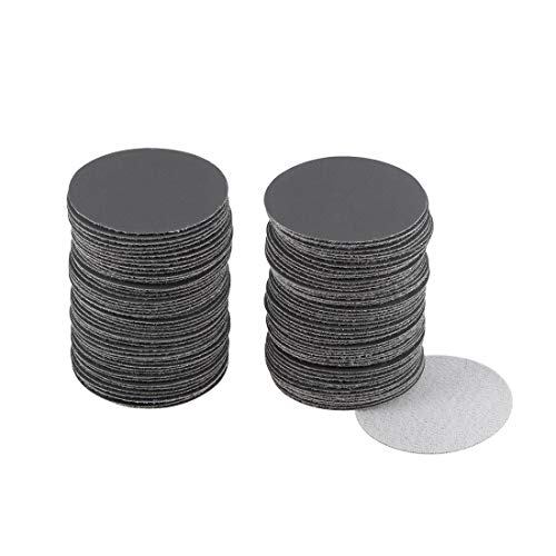 uxcell 5,1 cm Klett-Schleifscheibe, Nass/Trocken, Siliziumkarbid, Körnung 1200, 100 Stück von uxcell