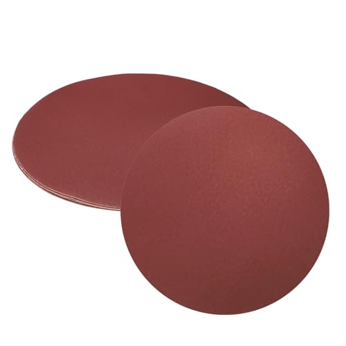 uxcell 5 x 30,5 cm Schleifscheiben, Körnung 1200, Aluminiumoxid, Klett-Rückseite, Schleifpapier, runde Nass-/Trockenschleifpapiere, Sand, Autolack, Holz, Metall von uxcell