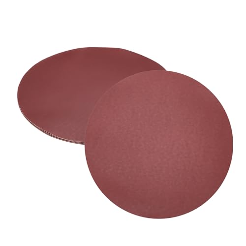 uxcell 5 x 30,5 cm Schleifscheiben, Körnung 2000, Aluminiumoxid, Klett-Rückseite, Schleifpapier, runde Nass-/Trockenschleifpapiere, Sand, Autolack, Holz, Metall von uxcell